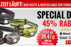 Black Diamond ReVolt im Angebot mit 45% Rabatt bei den Bergfreunden.