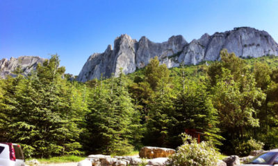 Klettern in Gigondas (Südfrankreich)