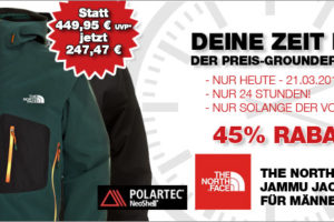 The North Face Jammu Jacket für Männer und Frauen mit 45% Rabatt