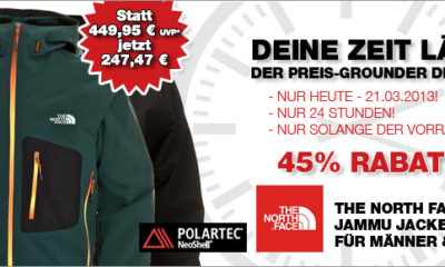 The North Face Jammu Jacket für Männer und Frauen mit 45% Rabatt